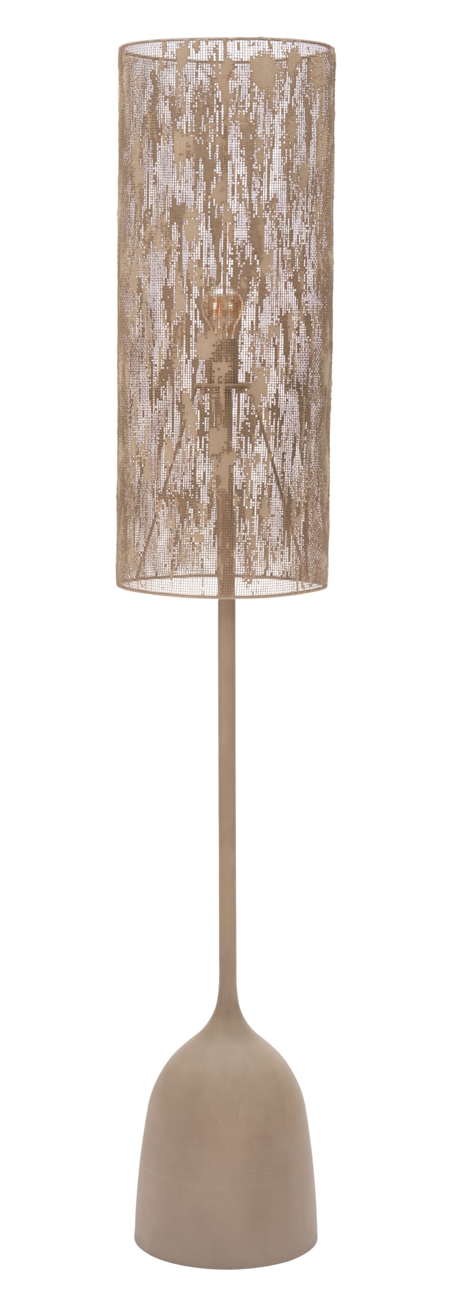 Buff Floor Lamp Taupe - Image 2
