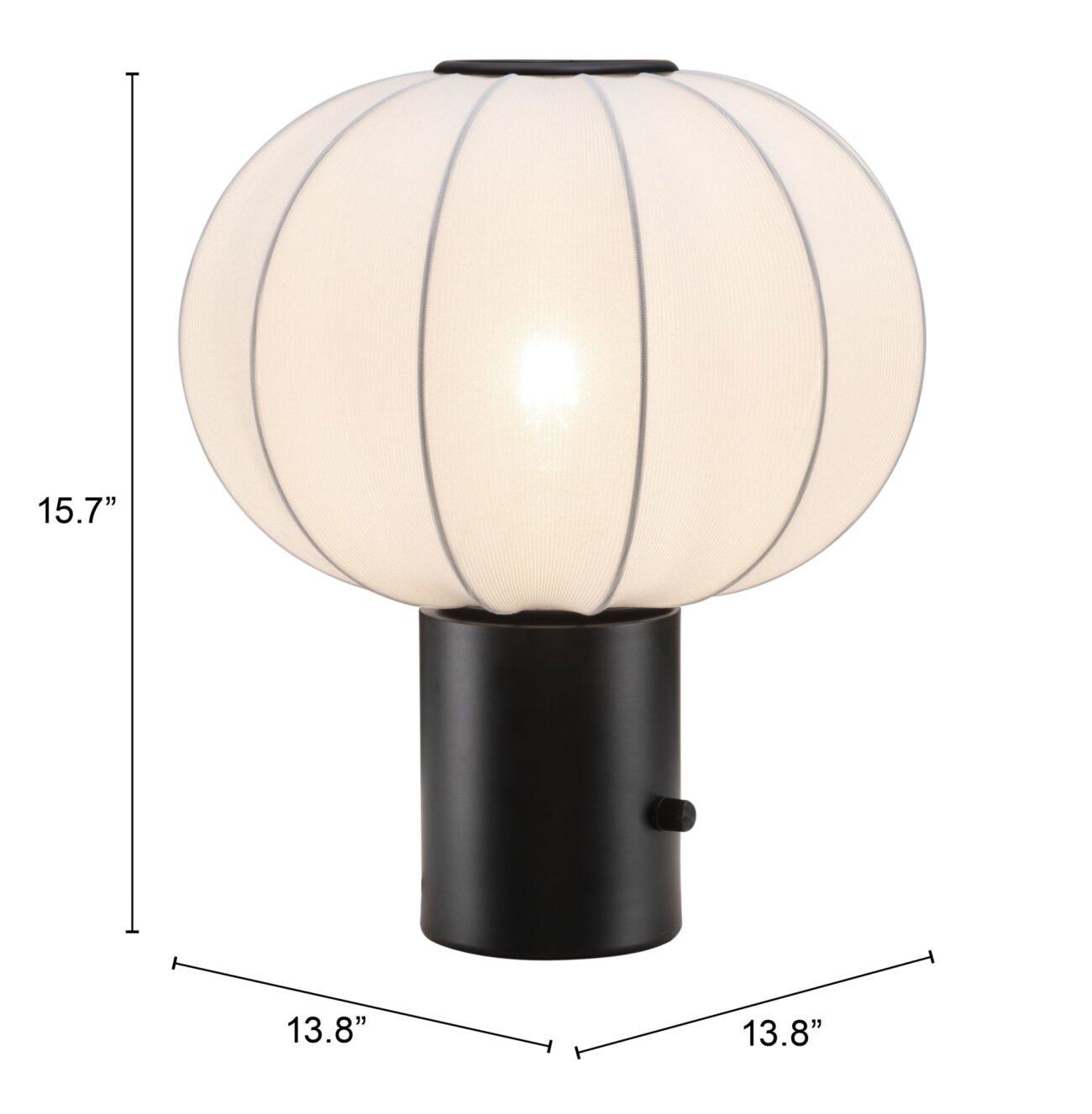 Wisteria Table Lamp White - Image 8
