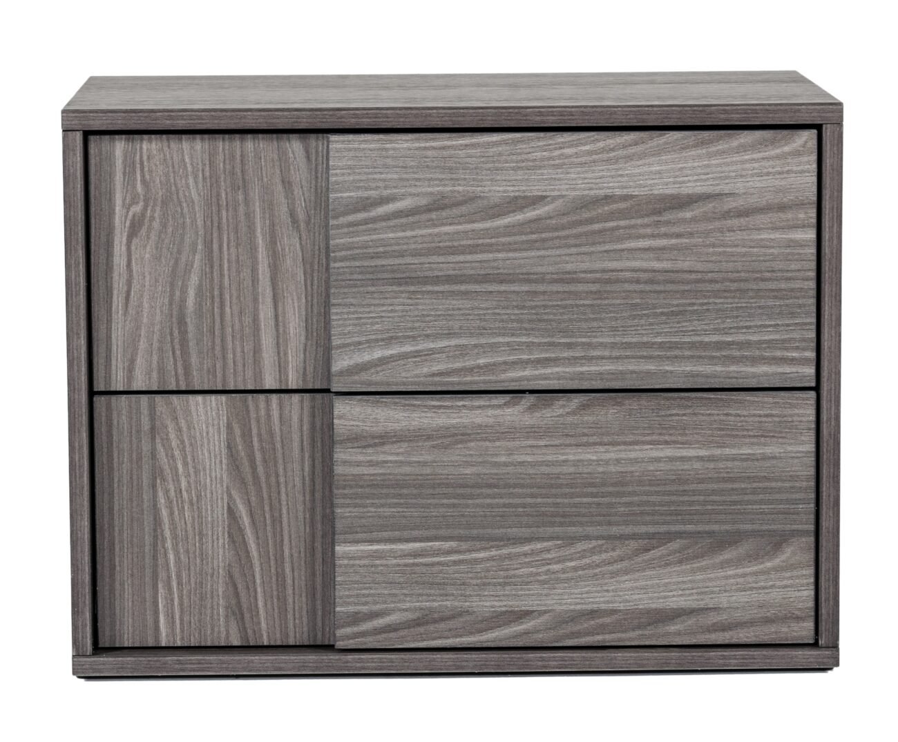 Eastern King Nova Domus Asus - Modern Italian Grey Elm 4-Piece Bedroom Set - Image 3