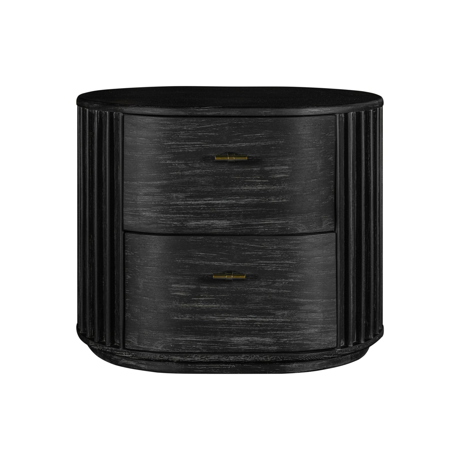 Eastern King Modrest Fields - Modern Black Acacia Bedroom Set - Image 5