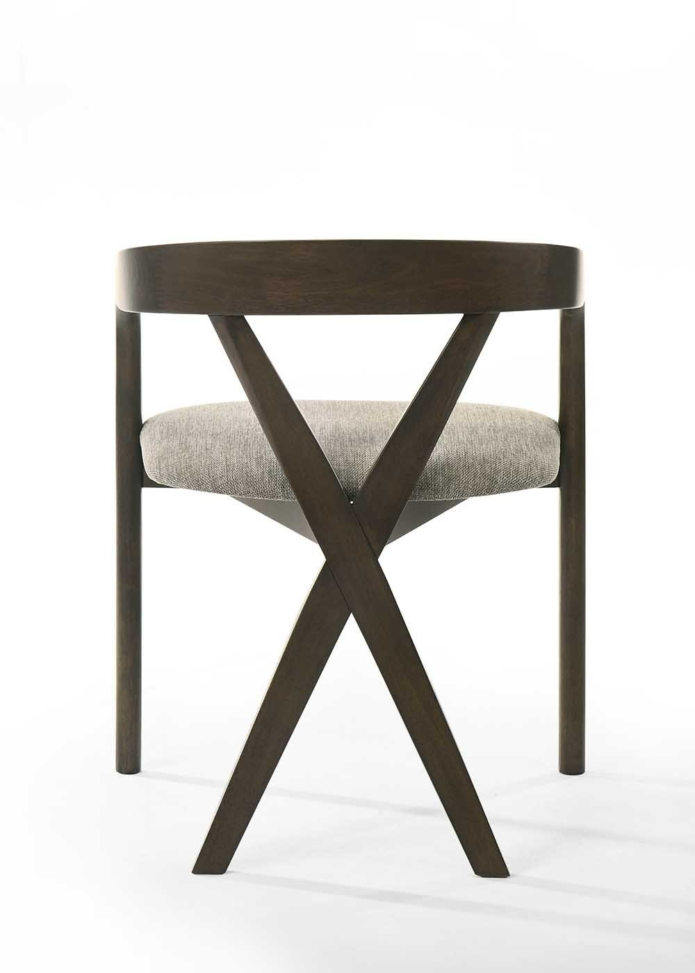 Modrest Weiss - Mid-Century Modern Wenge Round Dining Set - Image 4