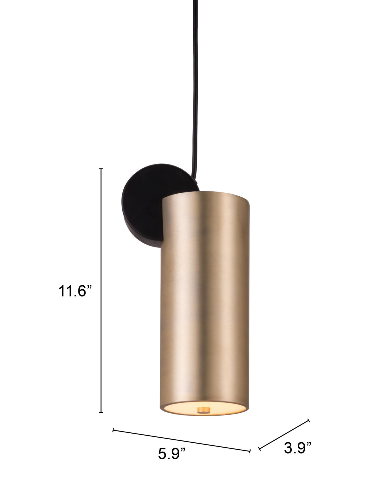 Martiza Ceiling Lamp Gold & Black - Image 13