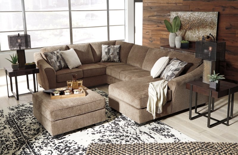 Graftin 3-Piece Sectional and Ottoman - Image 5
