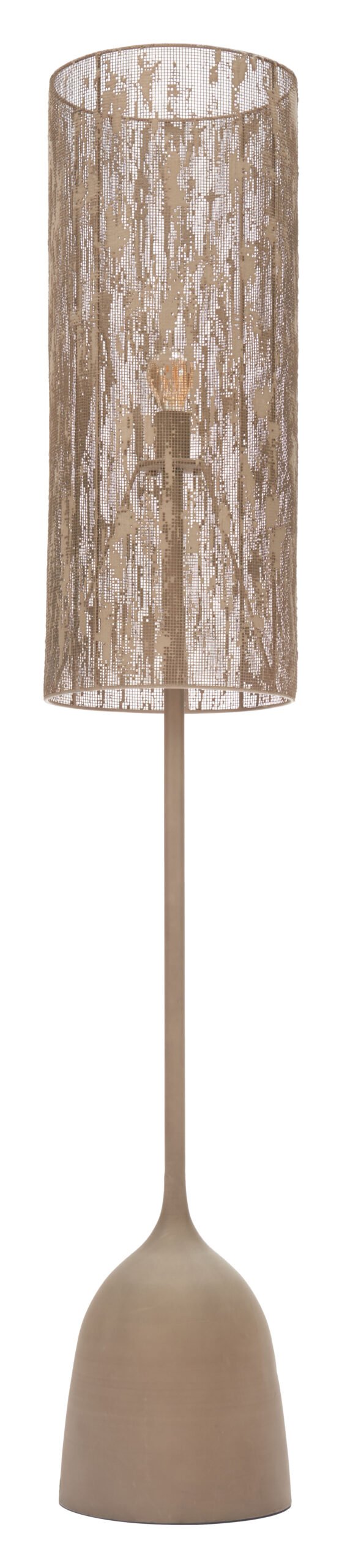 Buff Floor Lamp Taupe - Image 4