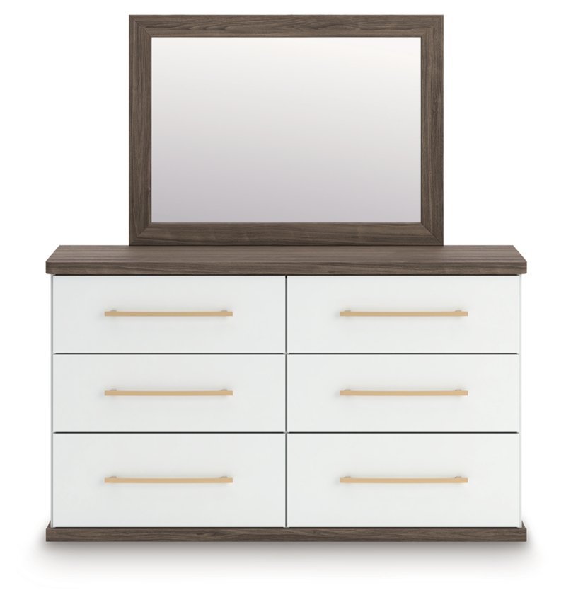 Nendalane Dresser and Mirror - Image 4