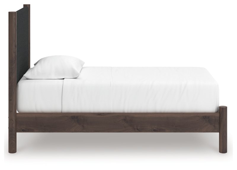 Symarro Twin Upholstered Panel Platform Bed - Image 6