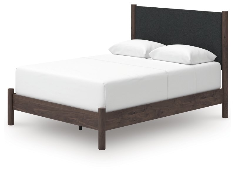 Symarro Queen Upholstered Panel Bed - Image 4
