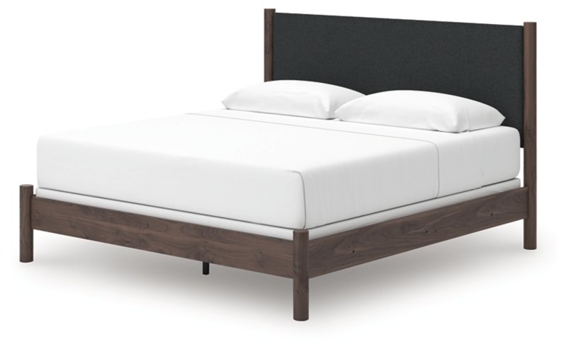 Symarro King Upholstered Panel Bed - Image 4