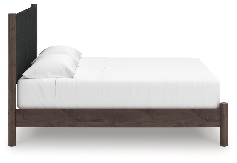 Symarro King Upholstered Panel Platform Bed - Image 5