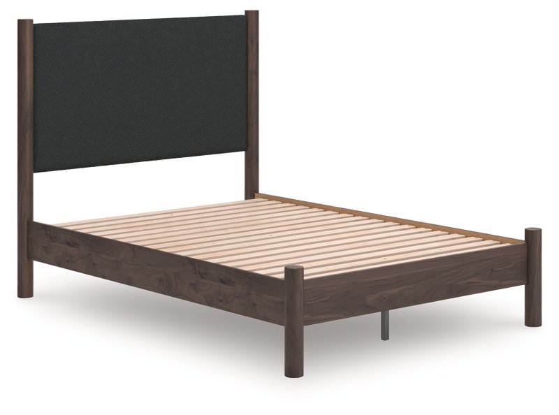Symarro Full Upholstered Panel Platform Bed - Image 3