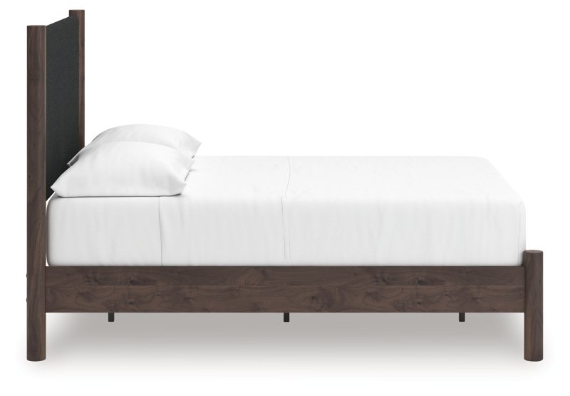 Symarro Full Upholstered Panel Platform Bed - Image 6