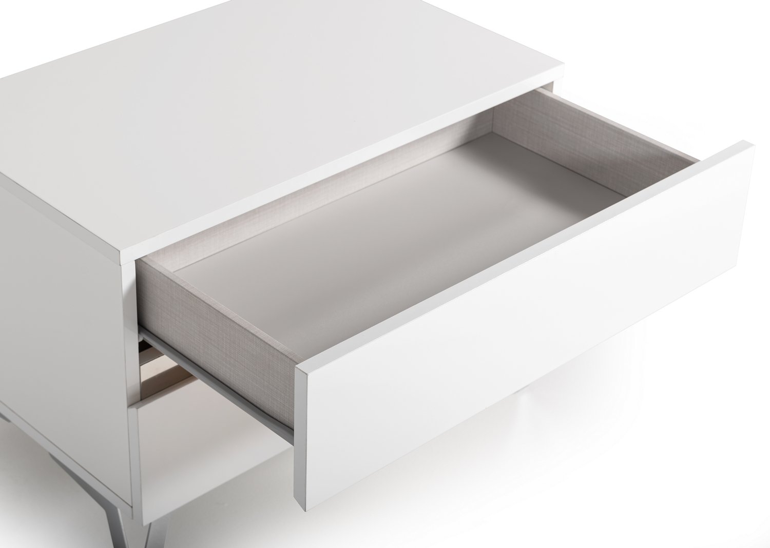 Queen Nova Domus Angela - Italian Modern White Eco Leather 4-Piece Bedroom Set - Image 5