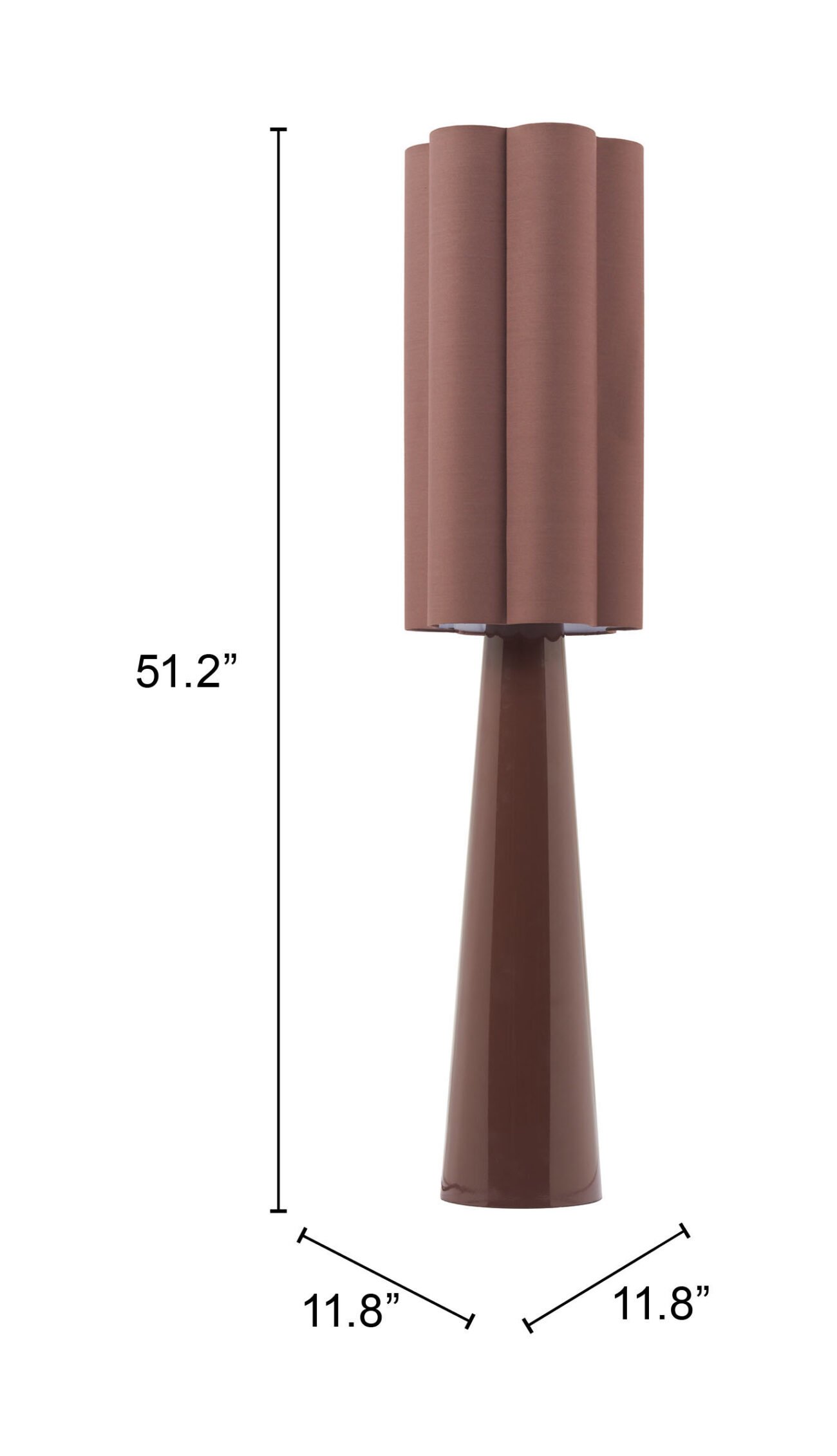 Violet Floor Lamp Brown - Image 9