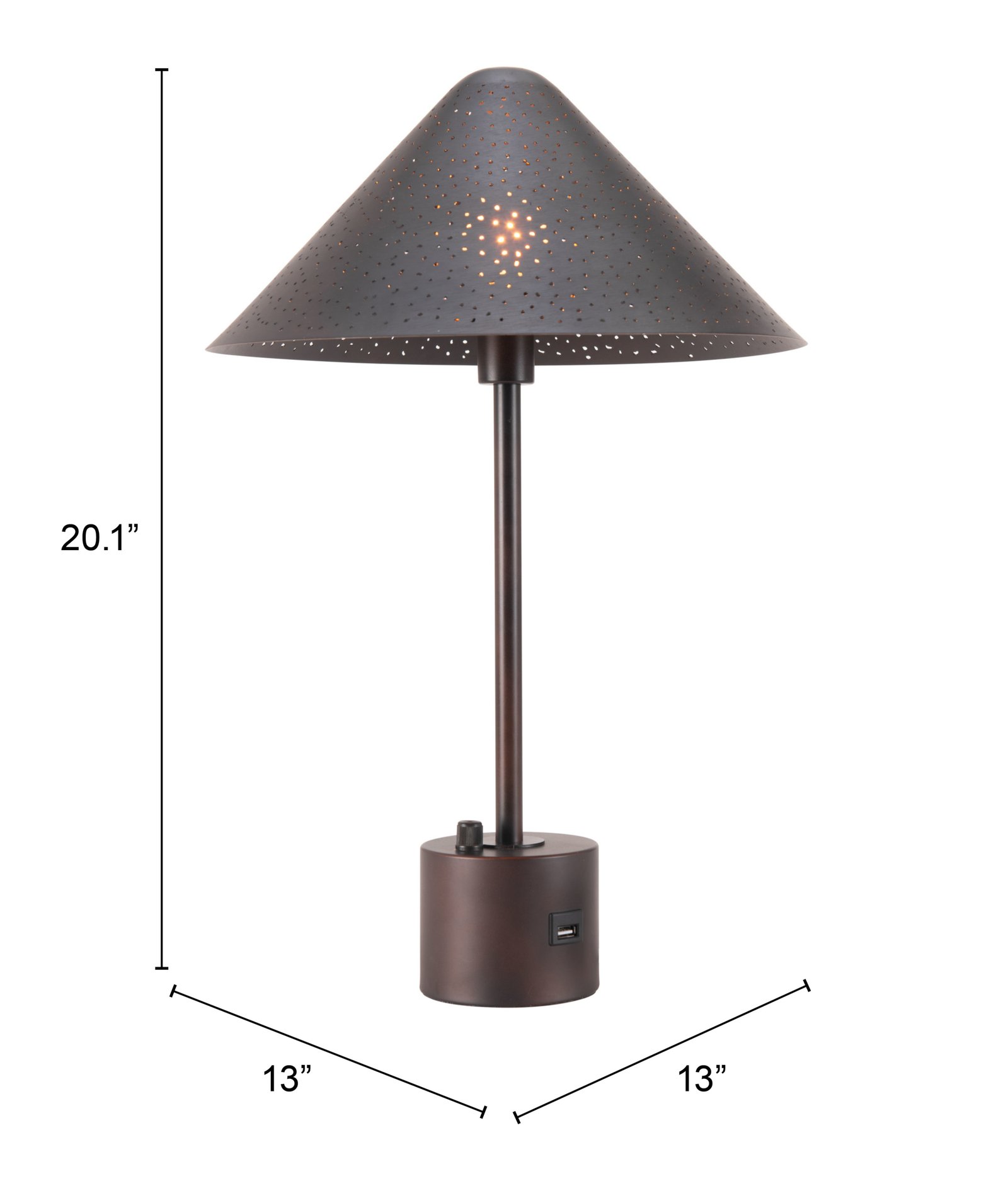 Cardo Table Lamp Bronze - Image 8