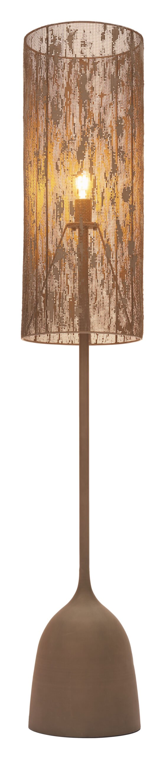 Buff Floor Lamp Taupe - Image 3