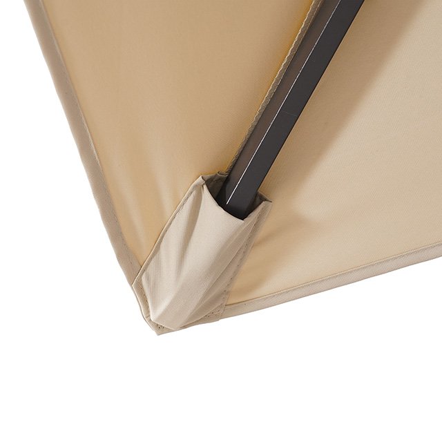 Fida 8 Ft Square Umbrella w/ Double Top - Image 12