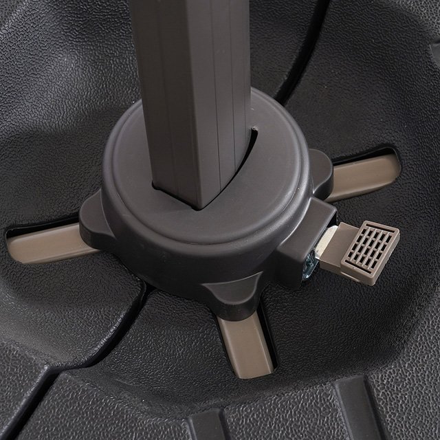 Fida 8 Ft Square Umbrella w/ Double Top - Image 10