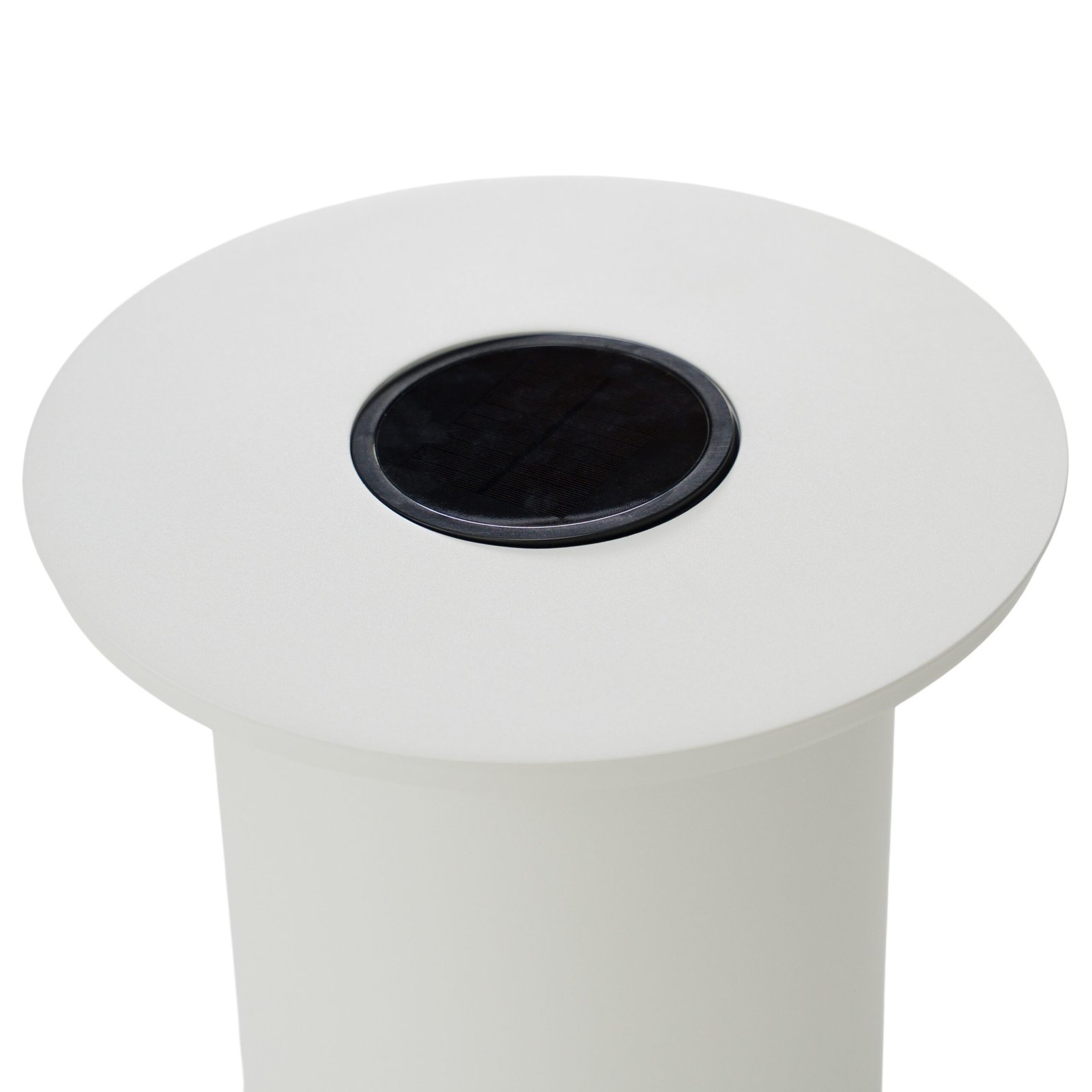Renava Onza - Outdoor White End Table w/ Solar Light - Image 5