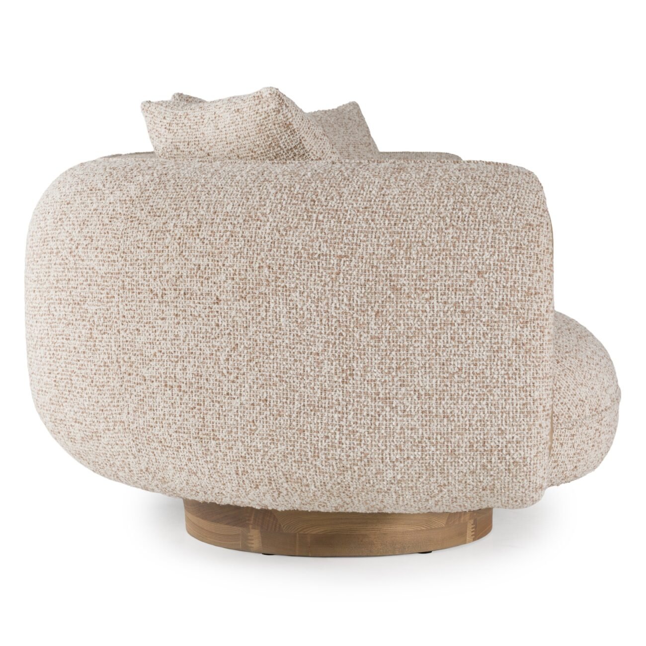 Divani Casa Raywood - Modern Multicolored Boucle Fabric + Ash Sofa - Image 2