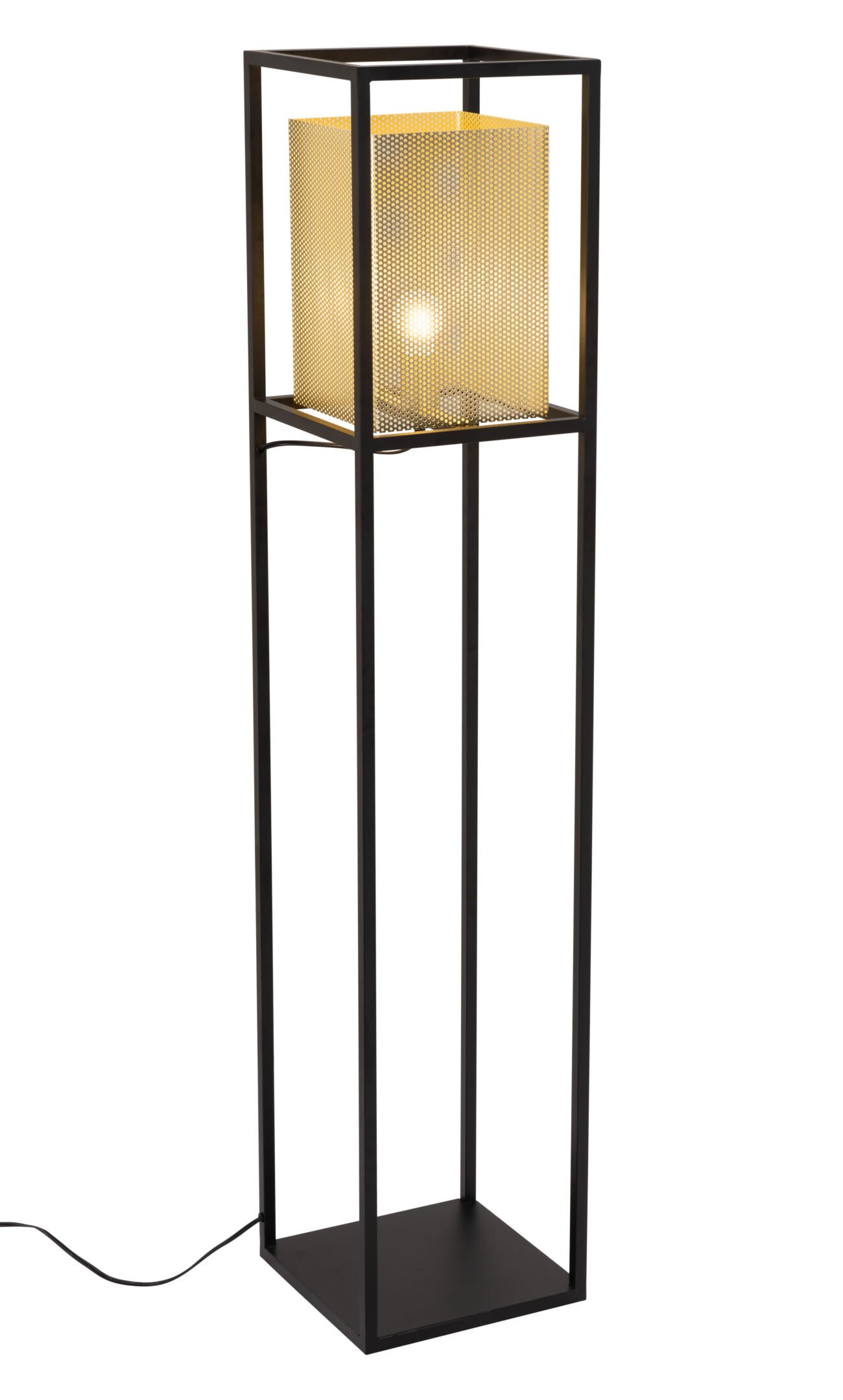 Yves Floor Lamp Gold & Black - Image 6