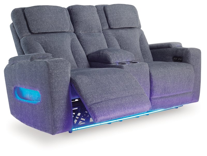 RiverTest Power Reclining Loveseat with Console - Image 4