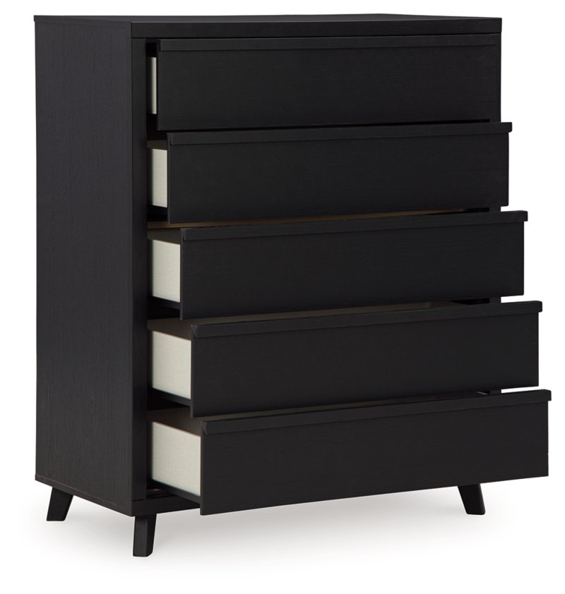 Danziar Wide Chest of Drawers - Image 4