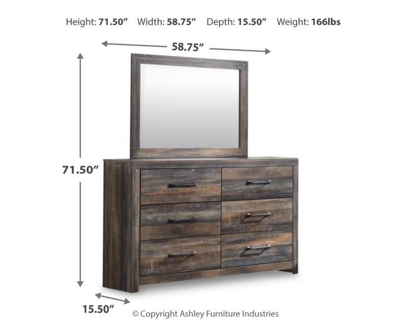 Drystan Dresser and Mirror - Image 5