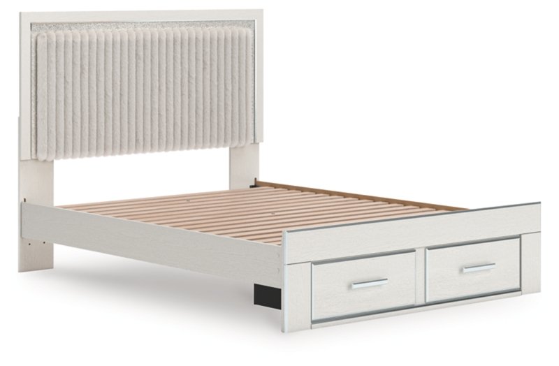 Ravalori Queen Upholstered Panel Platform Storage Bed - Image 4