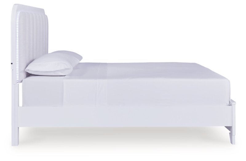 Stenluxe King Upholstered Panel Bed - Image 5