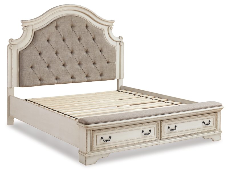 Realyn King Upholstered Storage Bed - Image 4