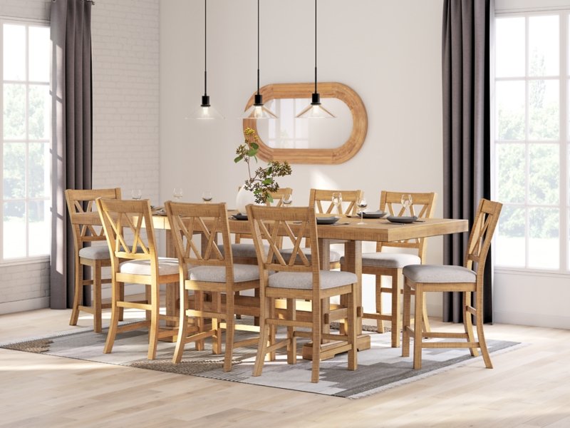 Havonplane Counter Height Dining Table and 8 Barstools - Image 3