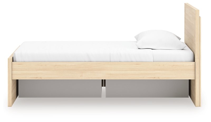 Onita Twin Panel Platform Bed with 1 Side Storage - Image 9
