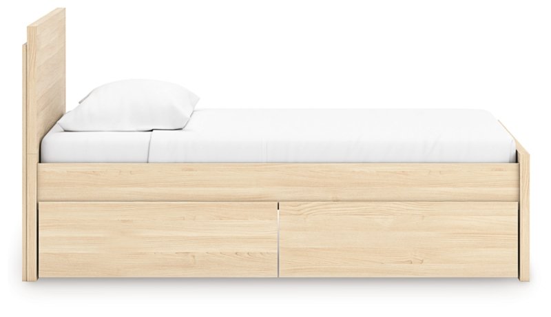Onita Twin Panel Platform Bed with 1 Side Storage - Image 10