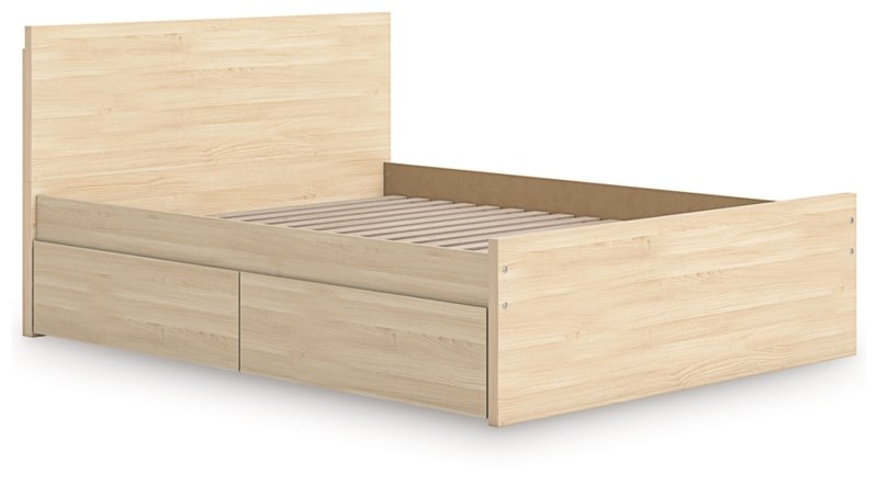Onita Queen Panel Platform Bed with 1 Side Storage - Image 4
