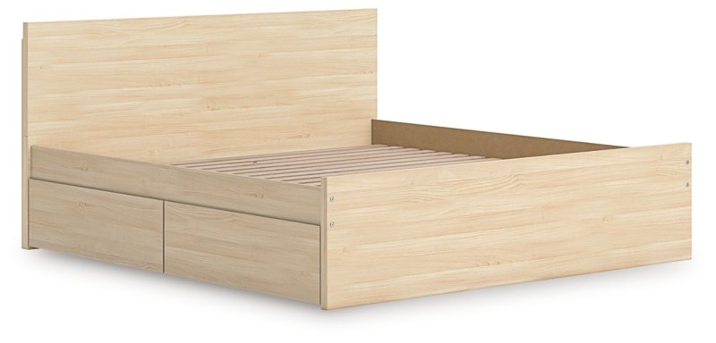 Onita King Panel Platform Bed with Storage - Image 4