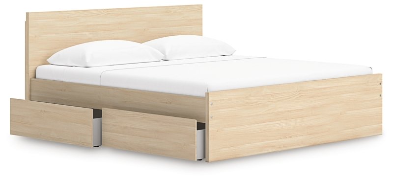 Onita King Panel Platform Bed with Storage - Image 3