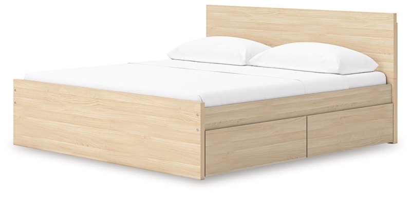 Onita King Panel Platform Bed with 2 Side Storage - Image 6