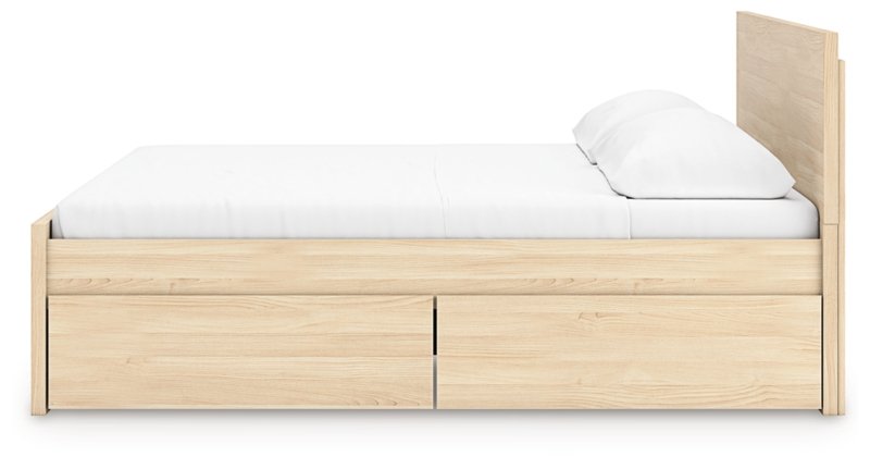 Onita King Panel Platform Bed with 2 Side Storage - Image 9