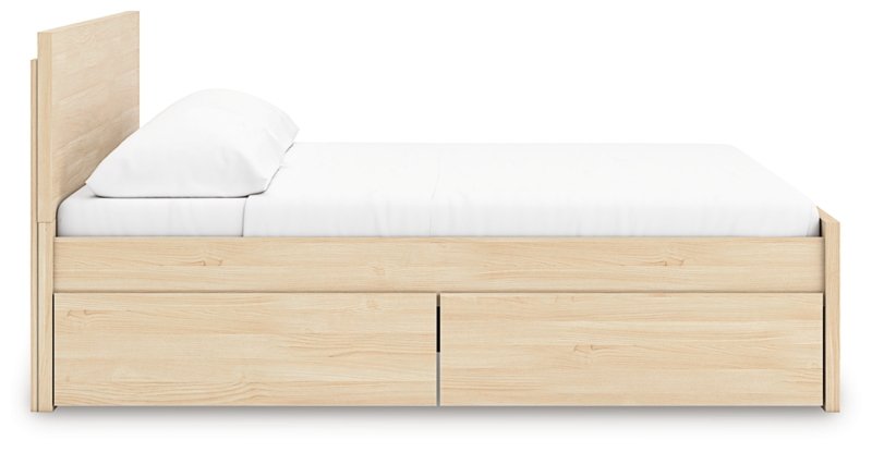 Onita King Panel Platform Bed with 2 Side Storage - Image 7