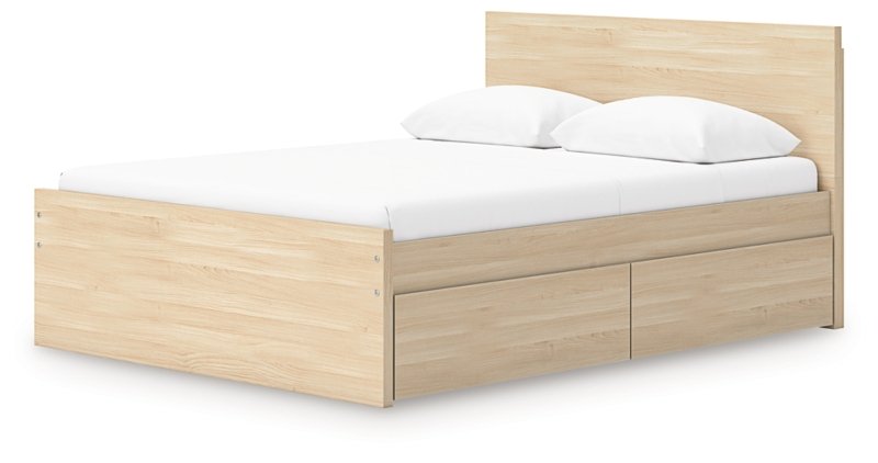 Onita Full Panel Platform Bed with 2 Side Storage - Image 4