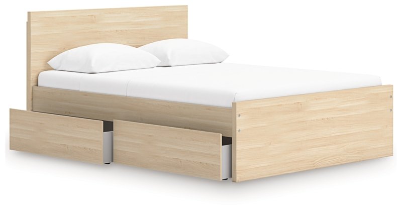 Onita Full Panel Platform Bed with 2 Side Storage - Image 6