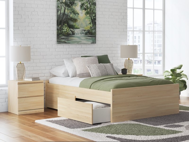 Onita Full Platform Bed with 2 Side Storage - Image 3