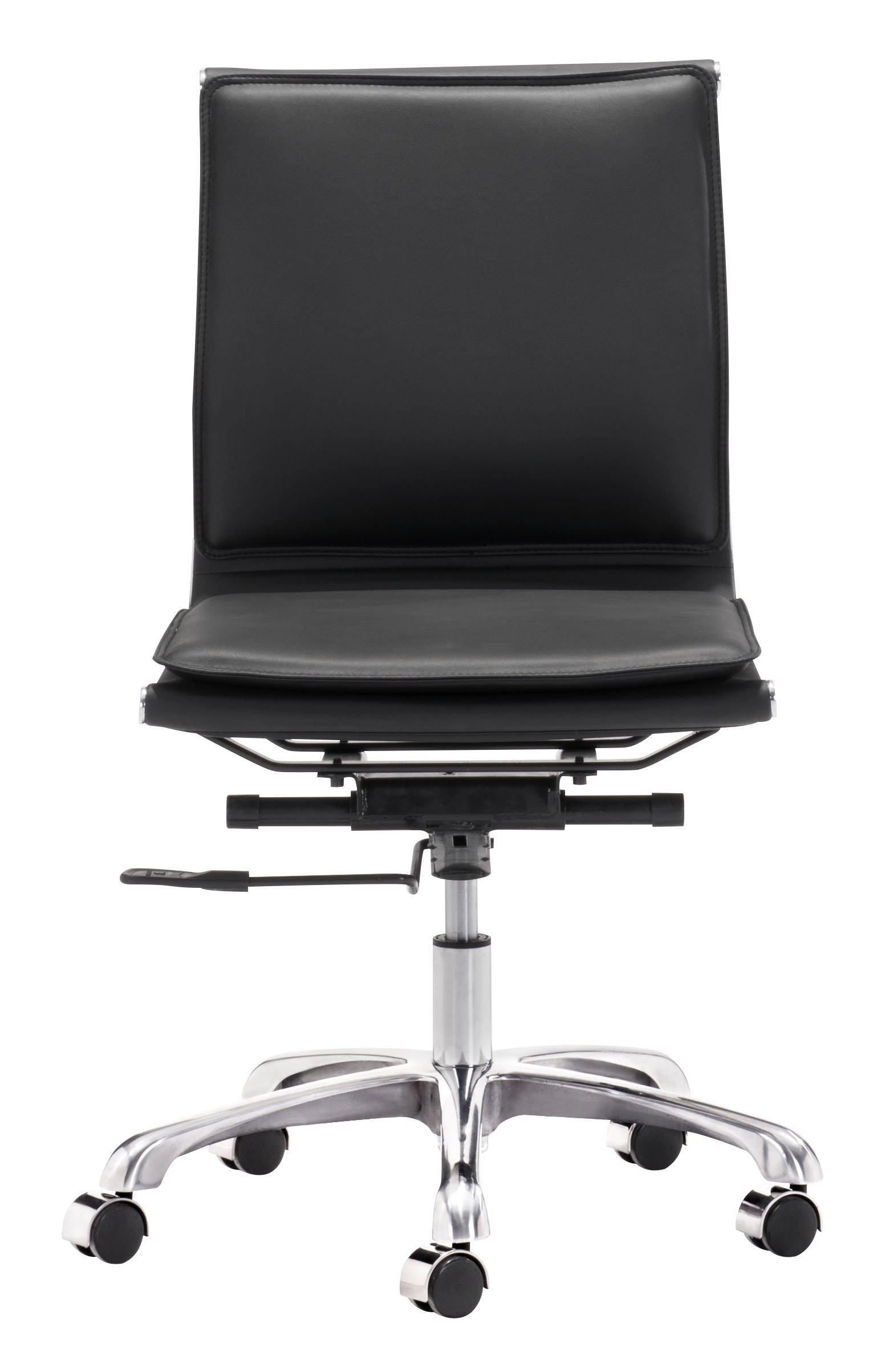 Lider Plus Armless Office Chair Black - Image 6