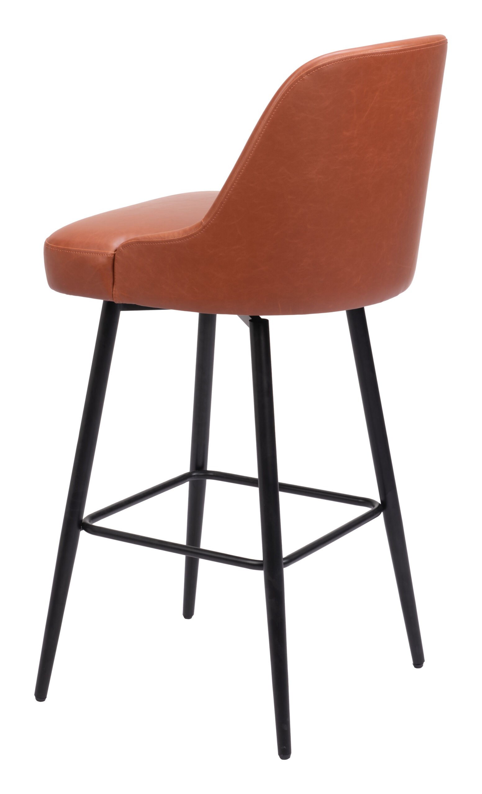 Keppel Swivel Barstool Brown - Image 6