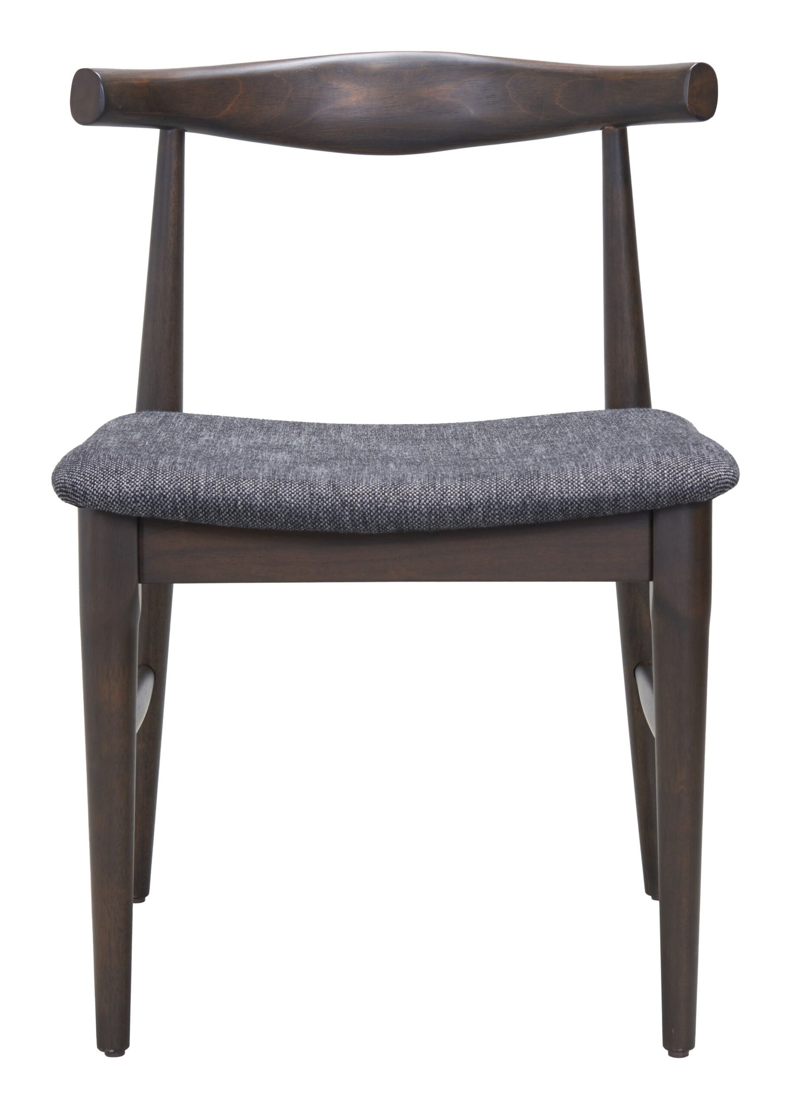 Tuzka Dining Chair (Set of 2) Gray & Espresso - Image 3