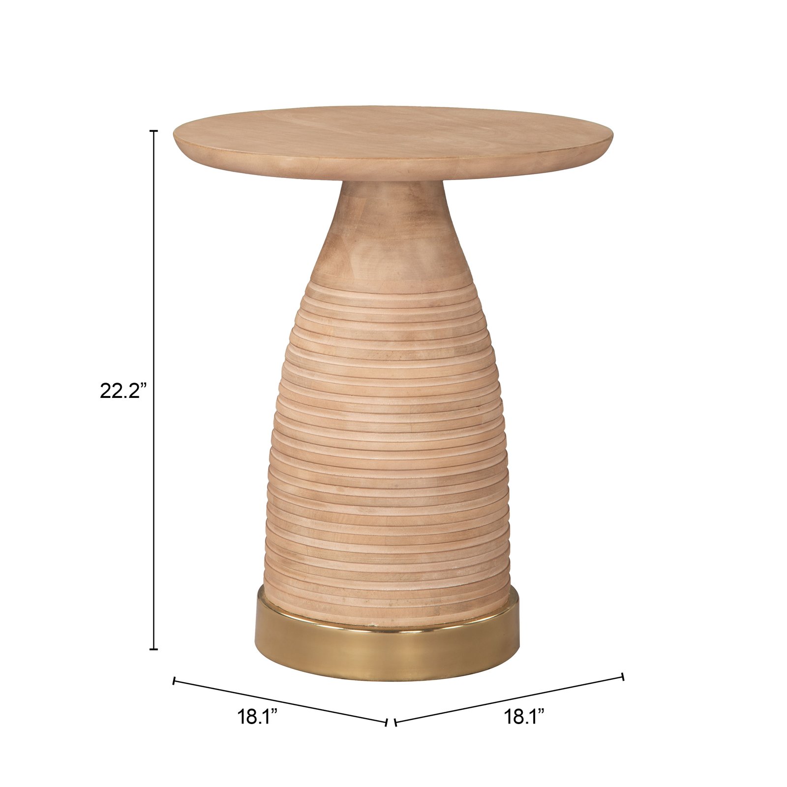 Radiant Side Table Natural - Image 6