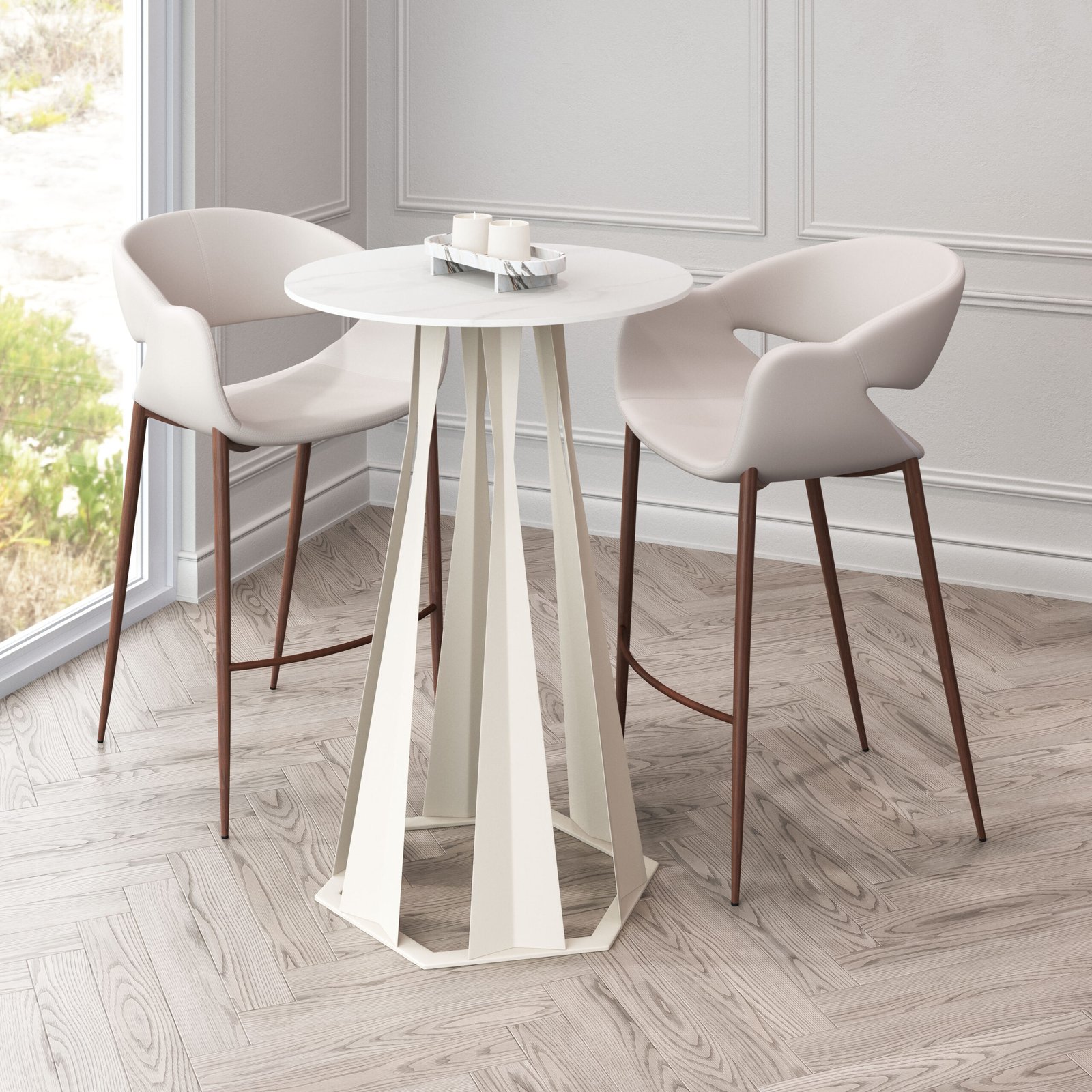Axis Bar Table White