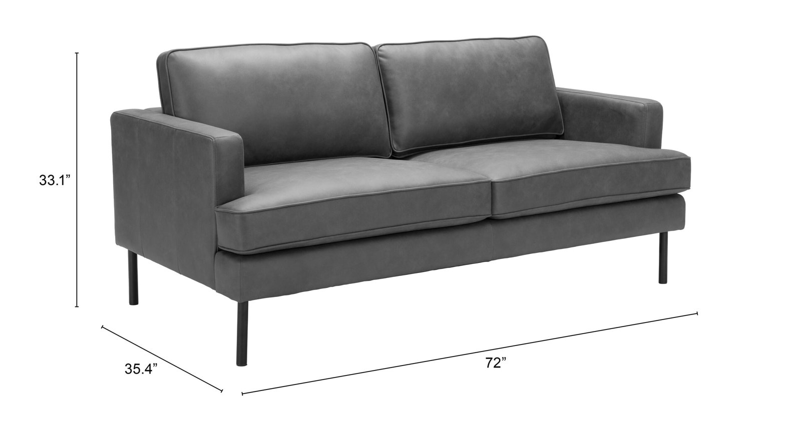 Decade Sofa Vintage Gray - Image 10