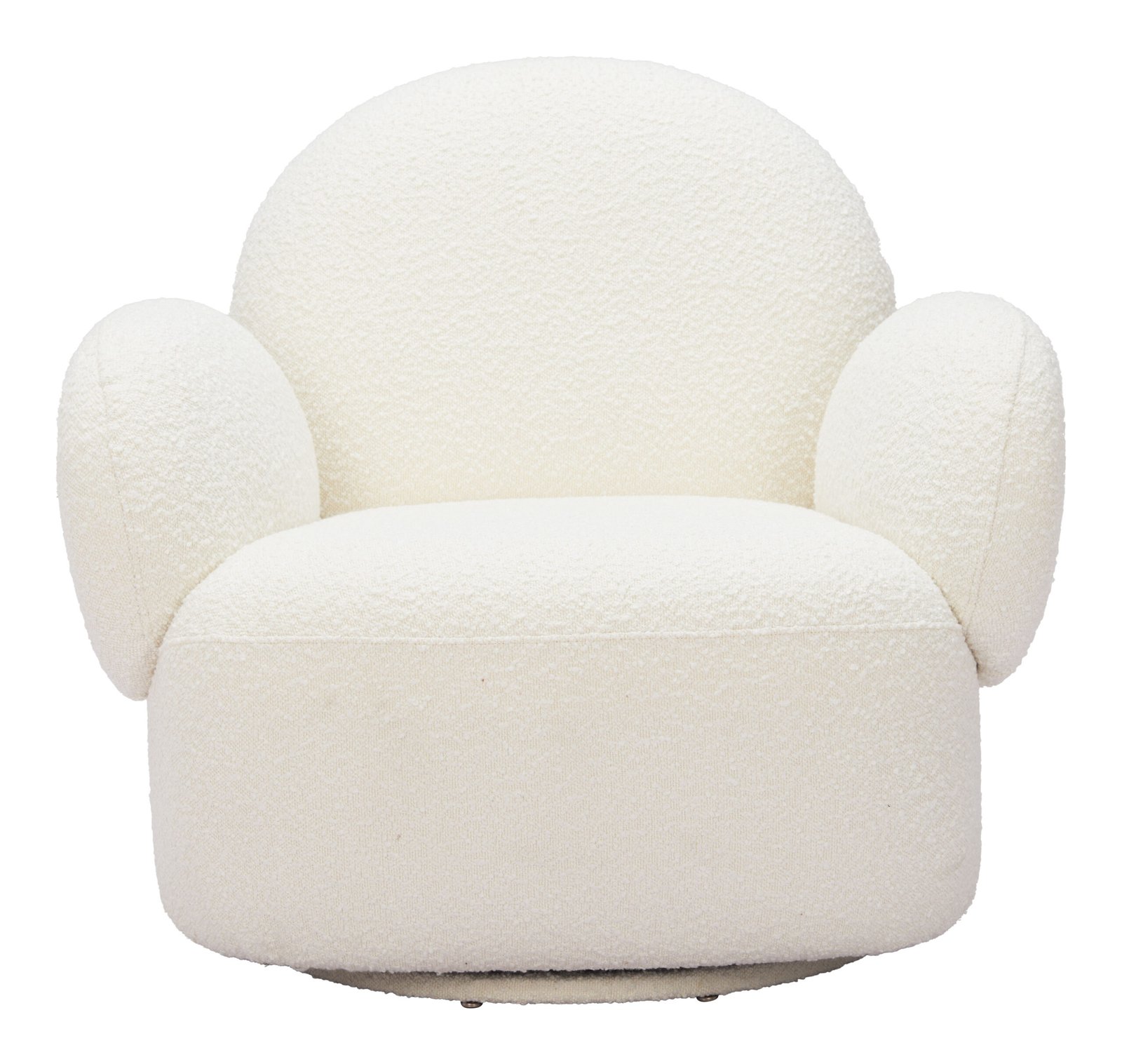 Pilka Swivel Chair White - Image 5