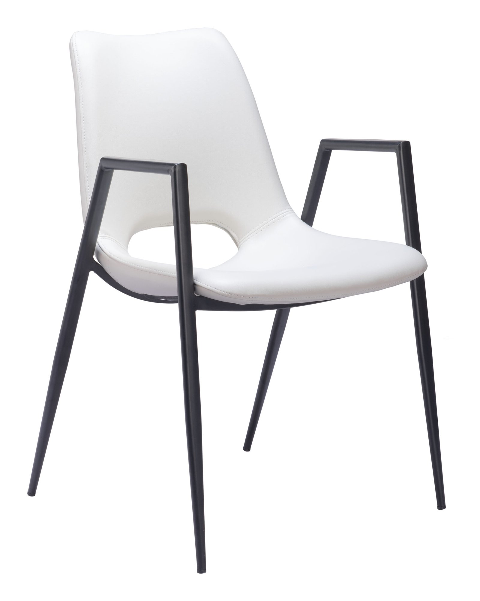 Desi Dining Chair (Set of 2) White - Image 3